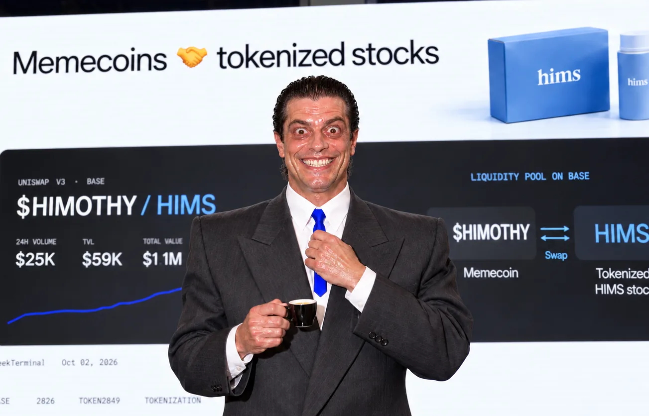 HIMOTHY presenting at TOKEN2049